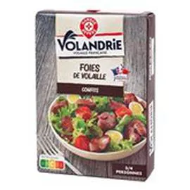  Foies de volaille Volandry confits 300g