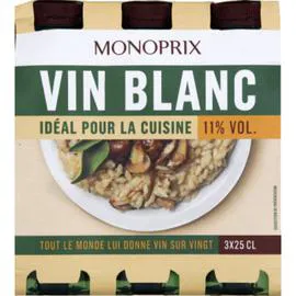 Vin Blanc Spécial Cuisine (3x25cl)