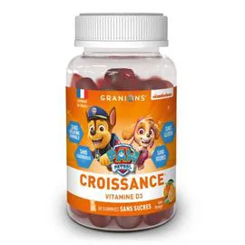 Complément Alimentaire Croissance Vitamine D3 à l'Orange (x60)