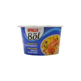 APOLLO Nouilles sab bol saveur crevettes Ile Maurice 85g