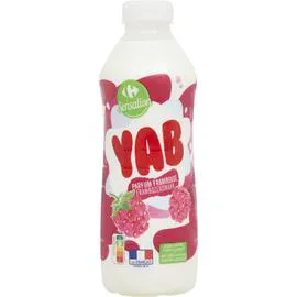 Yaourt à boire saveur framboise (825g)