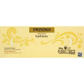 TWININGS Thé noir Earl Grey x100 200g