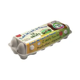 Oeufs de Plein Air Sans OGM (x12)