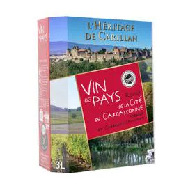 Vin rouge de pays cité de Carcassonne (3l)