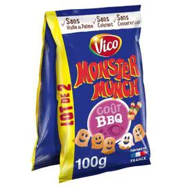 Biscuits soufflés goût barbecue (2x100g)