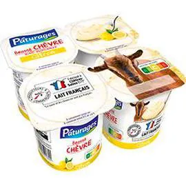 Yaourt brassé chèvre citron (500g)