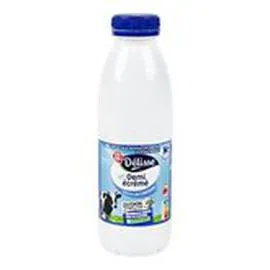 Lait demi-écrémé UHT - Bouteille (50cl)