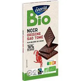 Chocolat noir origine Sao Tomé BIO (100g)
