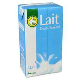 Lait demi-écrémé UHT (1l)