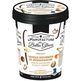 Crème glacée à la vanille Bourbon de Madagascar (300g)
