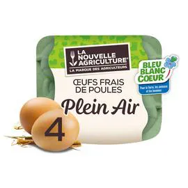 Oeufs Plein Air (x4)
