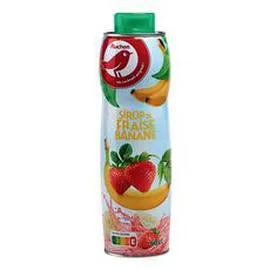 Sirop de fraise banane bidon métal (60cl)