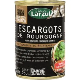 MAISON LARZUL Escargots de Bourgogne belle grosseur 400g