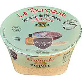Teurgoule au Calvados AOC Busnel. le riz au lait de Normandie (750g)