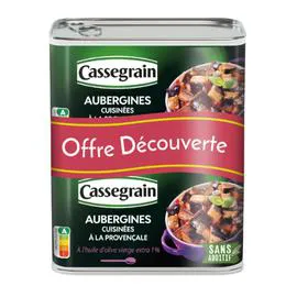 CASSEGRAIN Aubergine provençale x2 2x375g