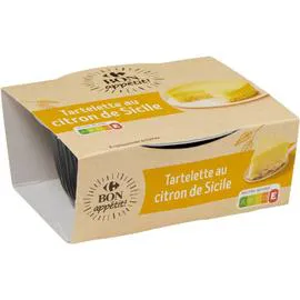 Tartelette au citron de Sicile (80g)