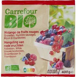 Mélange de fruits rouges bio (400g)
