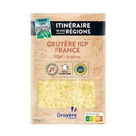 ITINÉRAIRE DES SAVEURS Gruyère râpé IGP France 150g