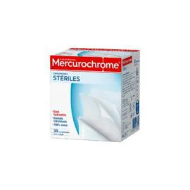Compresses Stériles 20x20cm - x30 (x30)