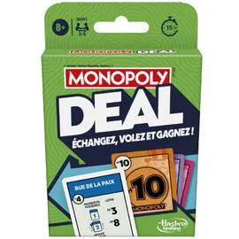 Jeu de société Monopoly Deal (l'unité)