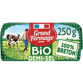 Beurre Demi-sel Bio Moulé (250g)