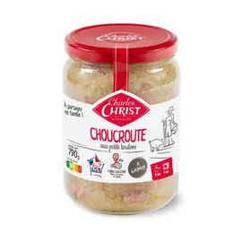 Plats cuisinés choucroute lardons Riesling (790g)