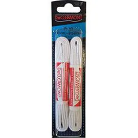 Lacets plats blancs 90cm (x2)