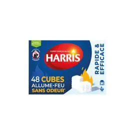 Allume-Feu Cubes Sans Odeur HARRIS (x48)
