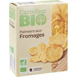 Biscuits apéritifs palmiers aux fromages (100g)