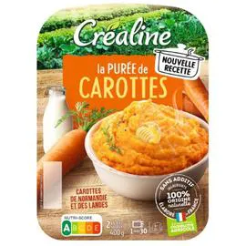 CRÉALINE Purée fraîche de carottes 400g