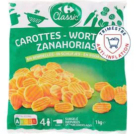 CARREFOUR CLASSIC' Carottes en rondelles 1kg