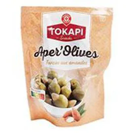 MARQUE REPÈRE, TOKAPI Olives farcies Amandes 150g