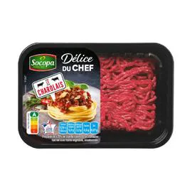 Viande hachée délice du chef charolais 5% MG (300g)