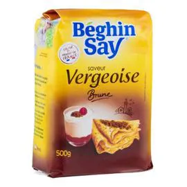 Sucre saveur vergeoise brune (500g)