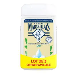 Gel Douche extra doux Lait (3x250ml)