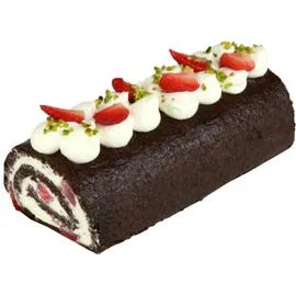 Roulé chocolat fraise 6 parts (620g)