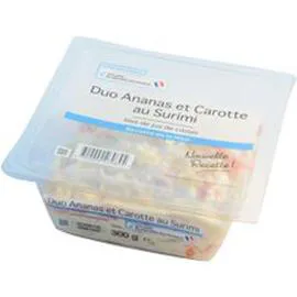 Duo ananas et carotte au surimi (300g)