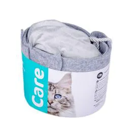 Panier pour chat 38x18 cm gris (l'unité)