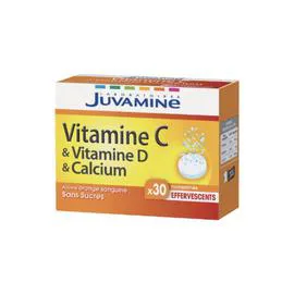 Complément alimentaire vitamine C,D & calcium (x30)