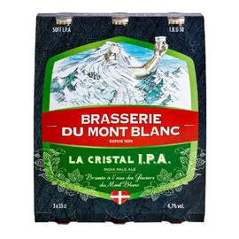 Bière la cristal IPA (3x33cl)