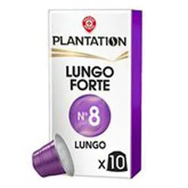 MARQUE REPÈRE, PLANTATION Capsules café Lungo Forte n°8 - x10 10x5,2g