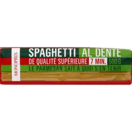 MONOPRIX Spaghetti, de qualité supérieure 500g