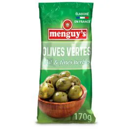 Olives vertes ail & fines herbes (170g)