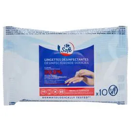 Lingettes désinfectantes (x10)