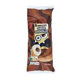 Brioches fourrées au chocolat (310g)