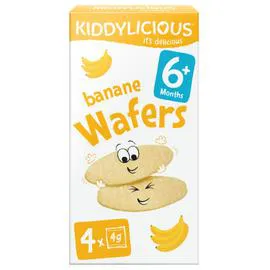 Gaufrettes à la banane dès 6 mois (16g)