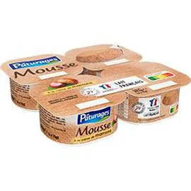 PÂTURAGES Mousse à la crème de marrons 4x73g