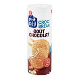 MARQUE REPÈRE, P'TIT DÉLI Biscuit Croc Break Goût Chocolat 300g