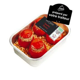 Plat cuisiné Tomates farcies fraîches cuites avec riz (250g)