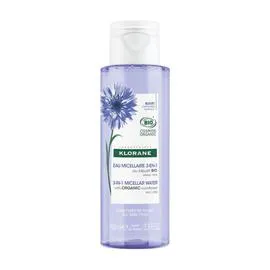 Klorane Eau Micellaire 3-en-1 au Bleuet BIO - Visage, Yeux (100ml)